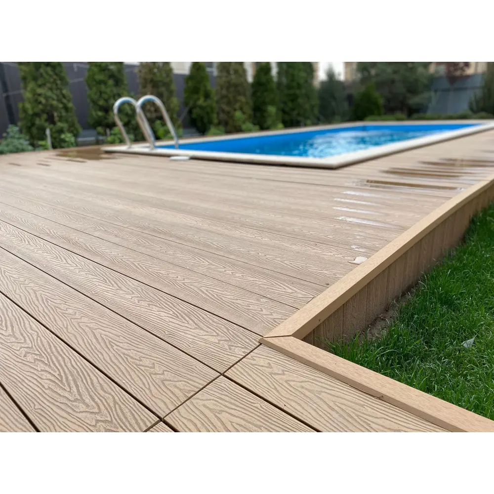 Террасная доска ДПК CM Decking Vintage цвет Дуб 4000x140x25 мм двусторонняя вельвет/структура дерева 0.56 м² 82338674 STLM-2174314  - Вид №10