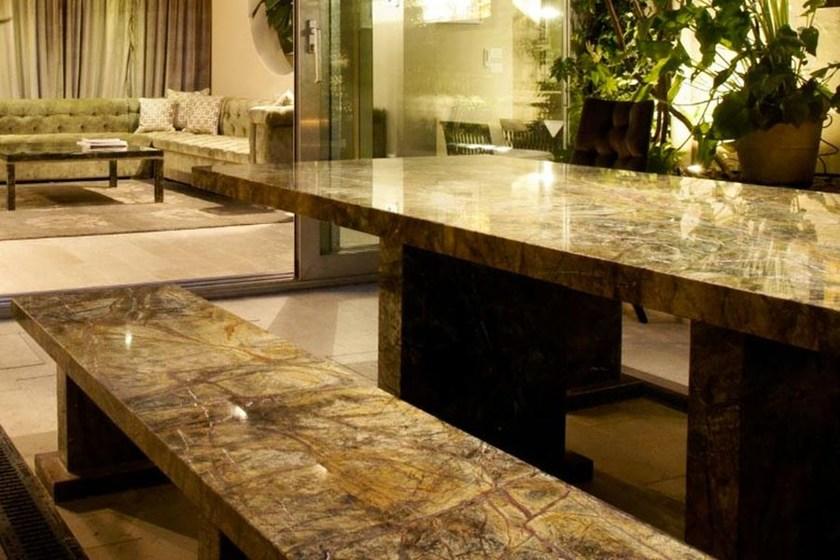 Samuele Mazza Outdoor Прямоугольный мраморный садовый стол sun-id-1493851 - Вид №1