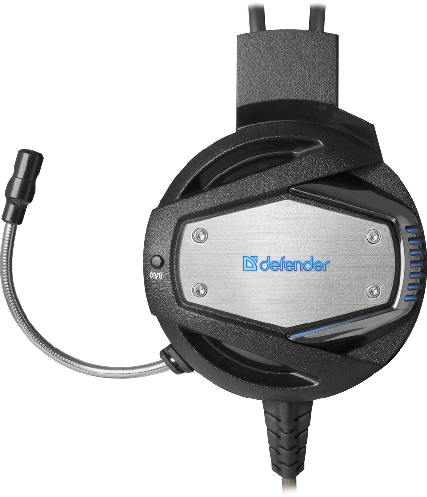 64150 игровая гарнитура warhead g-500 коричневый+черный, кабель2,5 м Defender Santreyd  - Вид №2