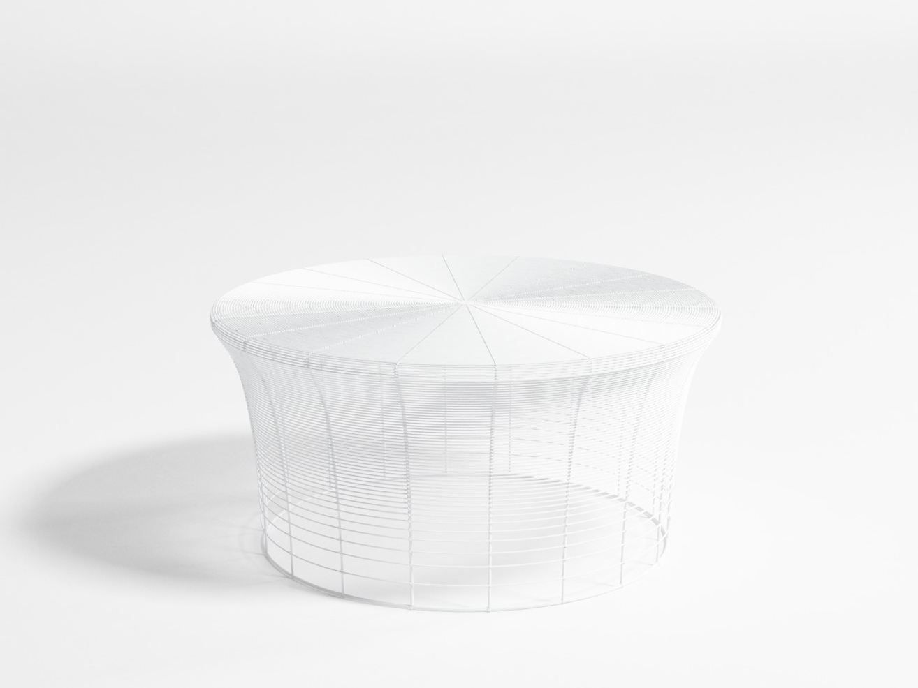 Из нержавеющей стали круглый низкий сад журнальный столик GANDIABLASCO Арам ARCH-00080197