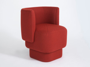 Мягкий стул из ткани