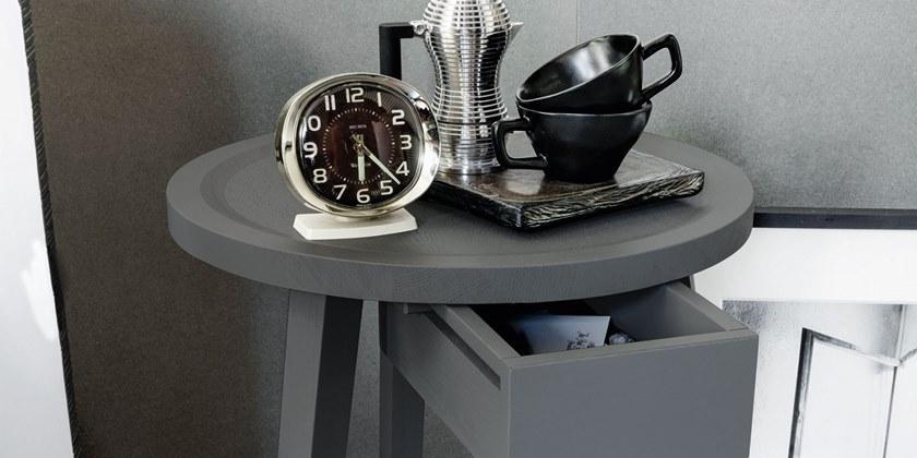 Gervasoni Журнальный столик / прикроватная тумбочка из дерева Gray sun-id-1480707 - Вид №2