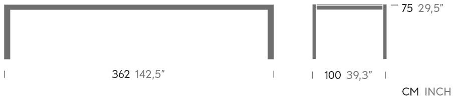 Kettal Садовый стол из алюминия Landscape sun-id-1458890 - Вид №3