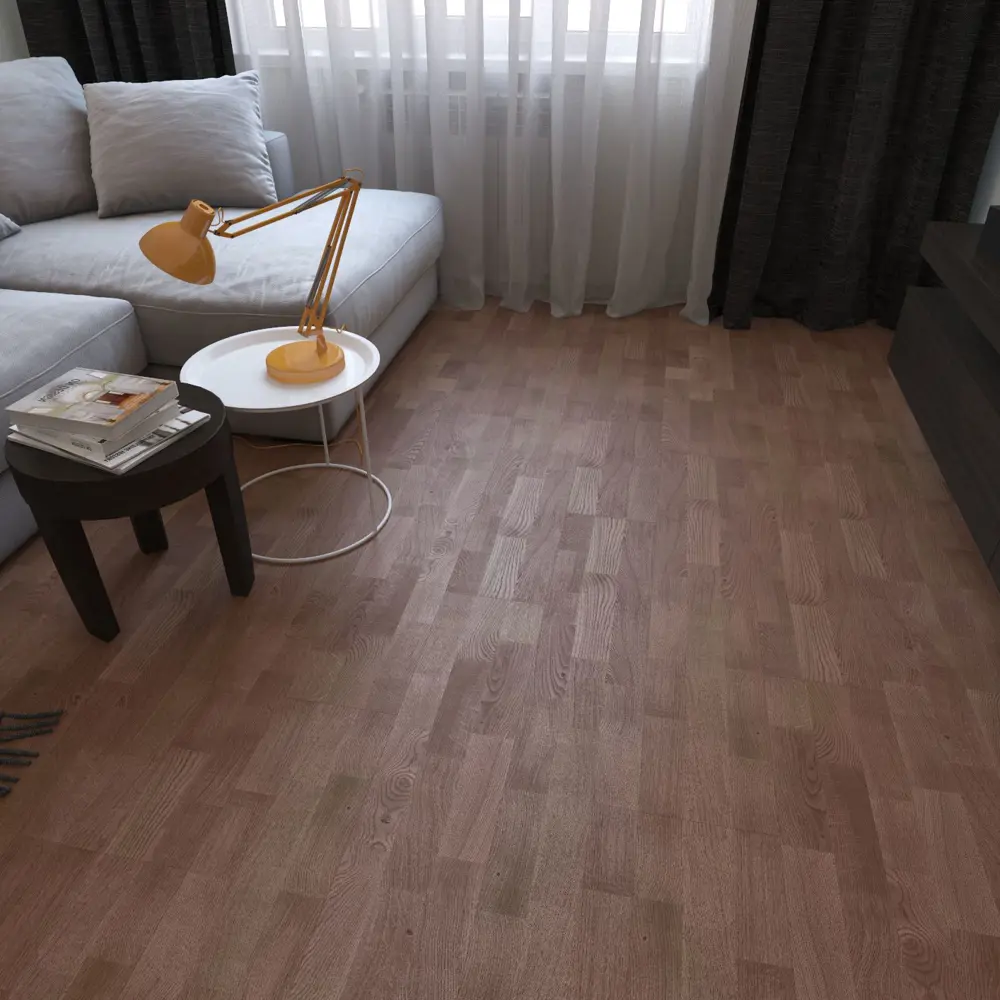 Паркетная доска трёхполосная «Ясень Элекро» масло 1.678 м² Santreyd STLM-2142271 - Вид №2