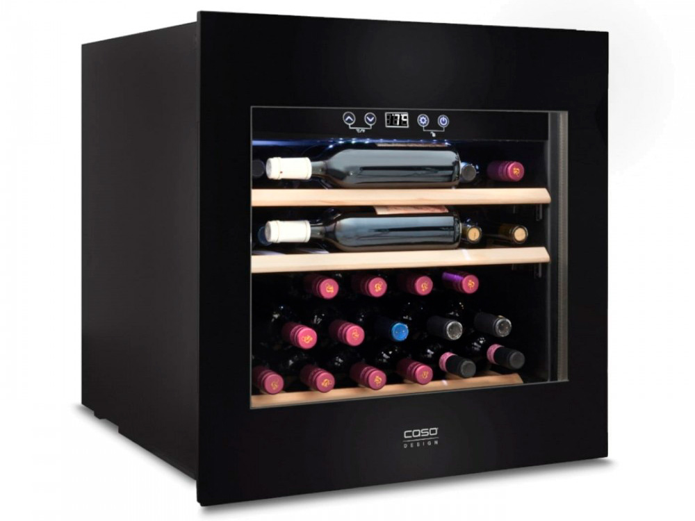 5351860 Встраиваемый винный шкаф CASO WineDeluxe E 29 черный STDN-0051002 - Вид №4