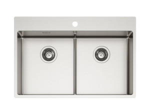 2 раковины из нержавеющей стали