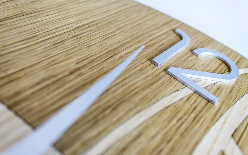 LIGNIS® Настенные часы из инкрустированного дерева Dolcevita abstract 10.002 / 10.080 - Вид №2