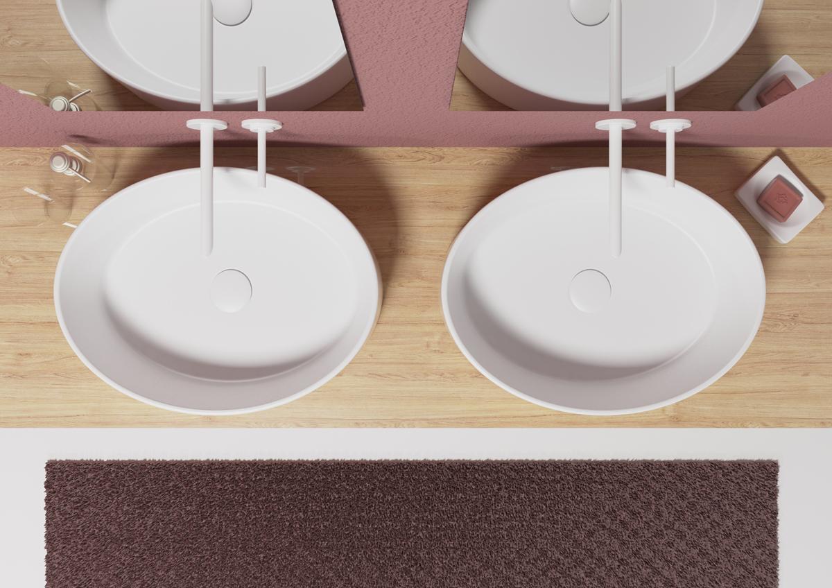 LKLAVFSBF450 Накладная раковина на столешницу GSG CERAMIC Like - Вид №1