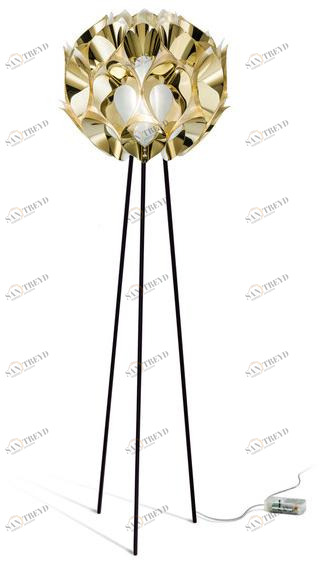 Slamp Торшер отраженного света из золота goldflex® Flora sun-id-1391846