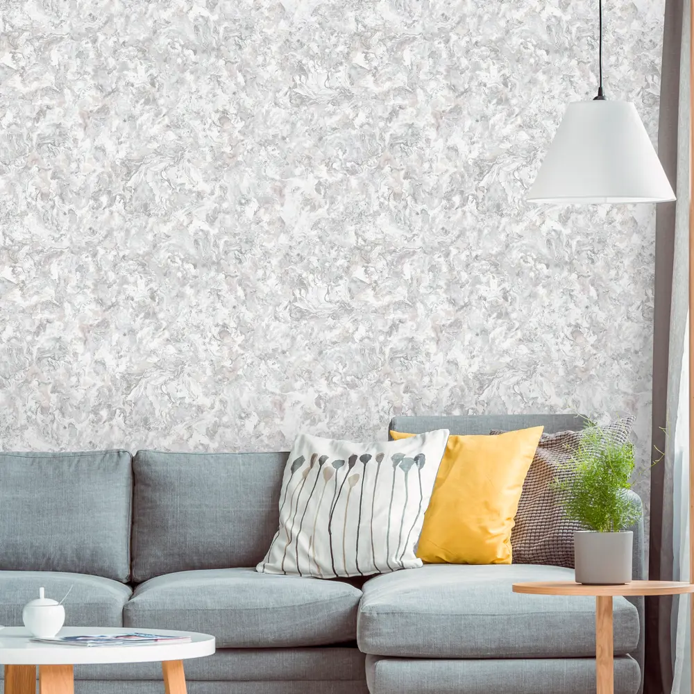 Обои флизелиновые Elysium Оникс светло-серые 1.06 м Е501201 STLM-2076479 - Вид №2