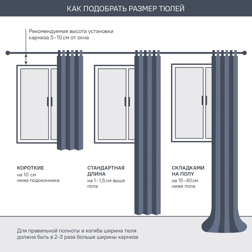 Тюль на ленте Inspire Polyone Cream 500x280 см цвет экрю 17995585 STLM-2084236  - Вид №7