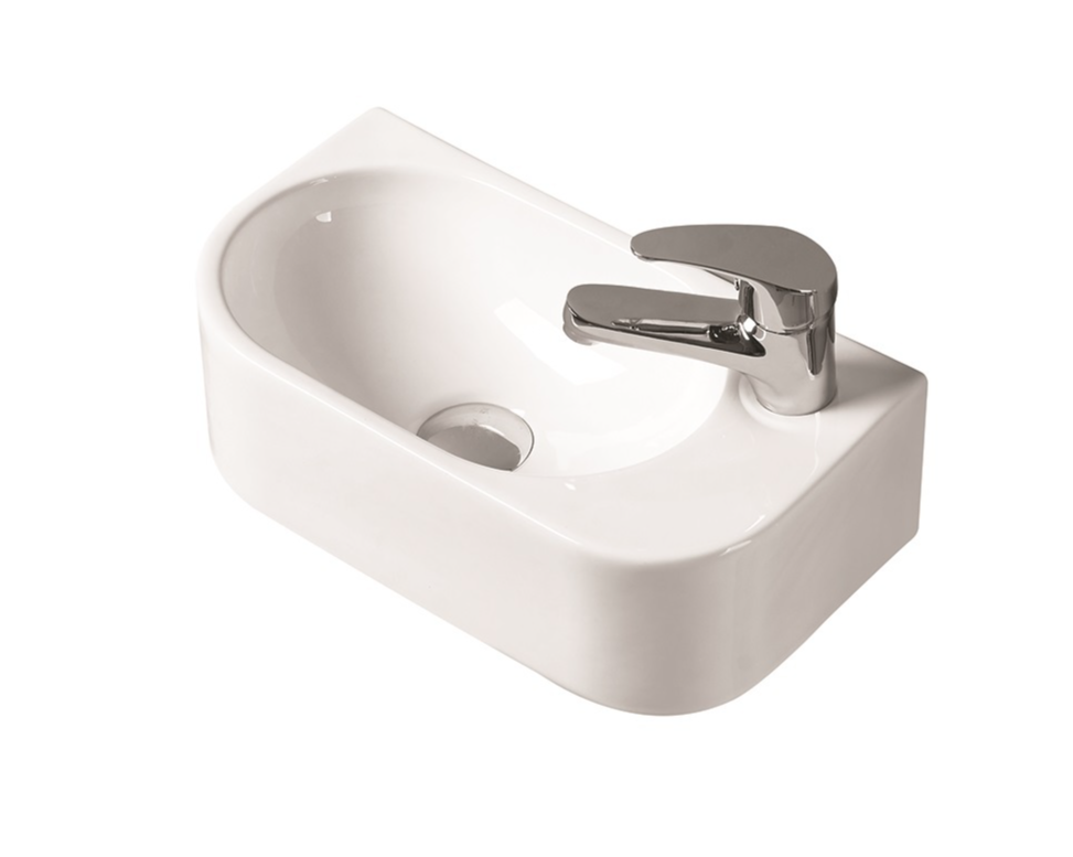 SL-2014L Раковина керамическая накладная с переливом LAB.Space 