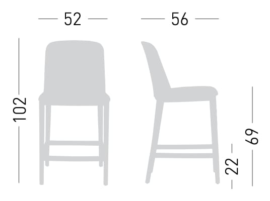 Мягкий стул GABER Manaa ARCH-00036405 - Вид №9