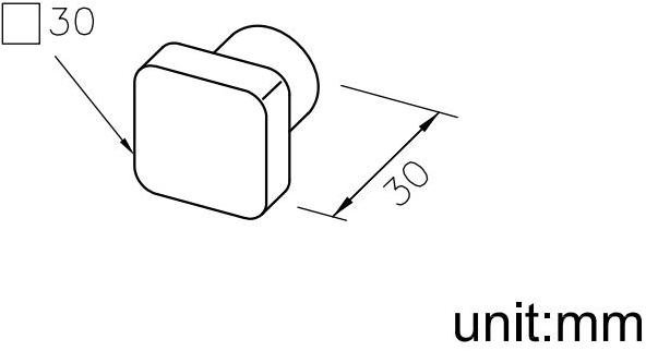 JUSTIME Крючок для полотенца из хромированной латуни Mark sun-id-1437523 - Вид №3