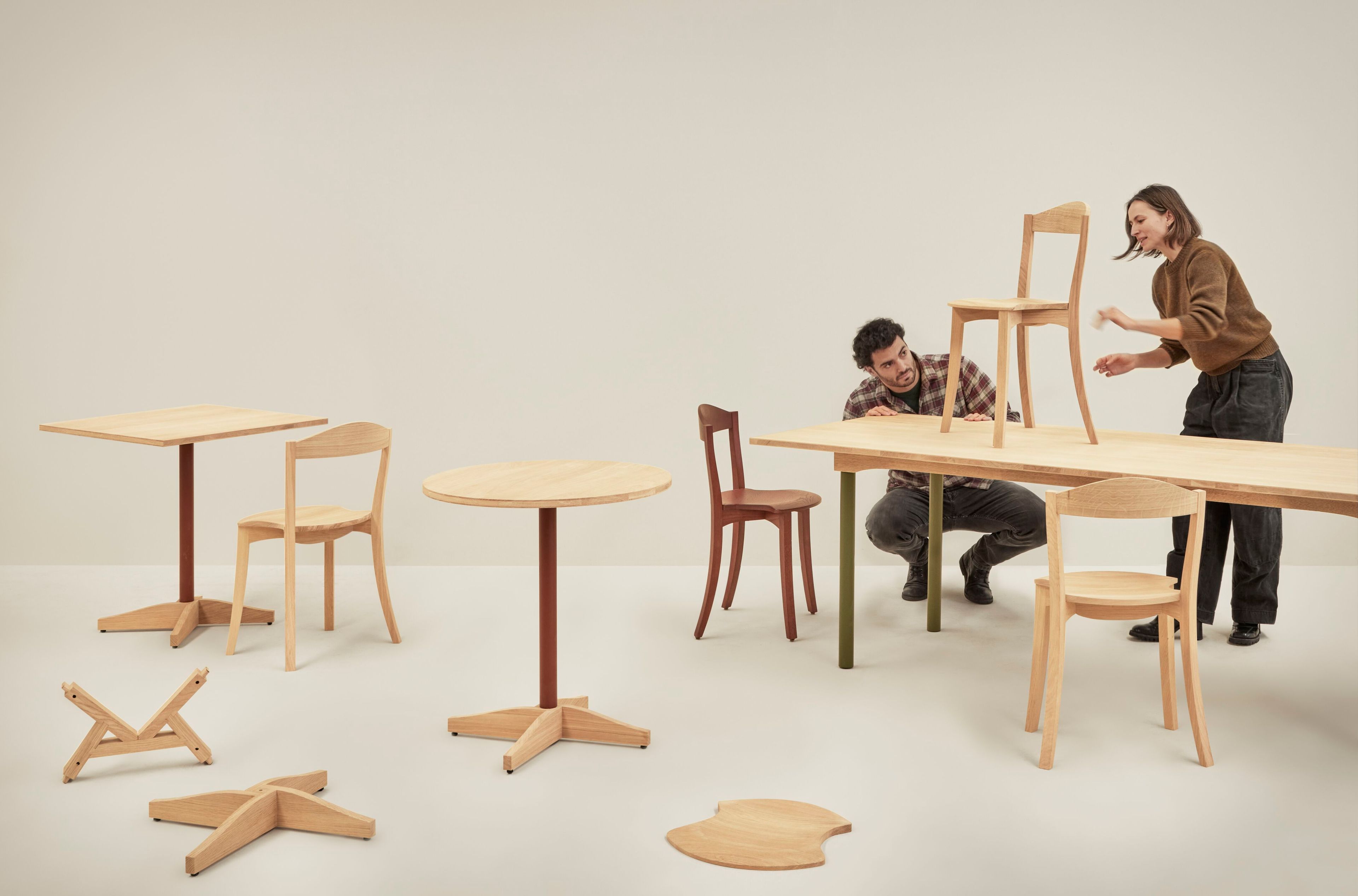 Квадратный дубовый стол ALKI Bibolina ARCH-00096904 - Вид №2