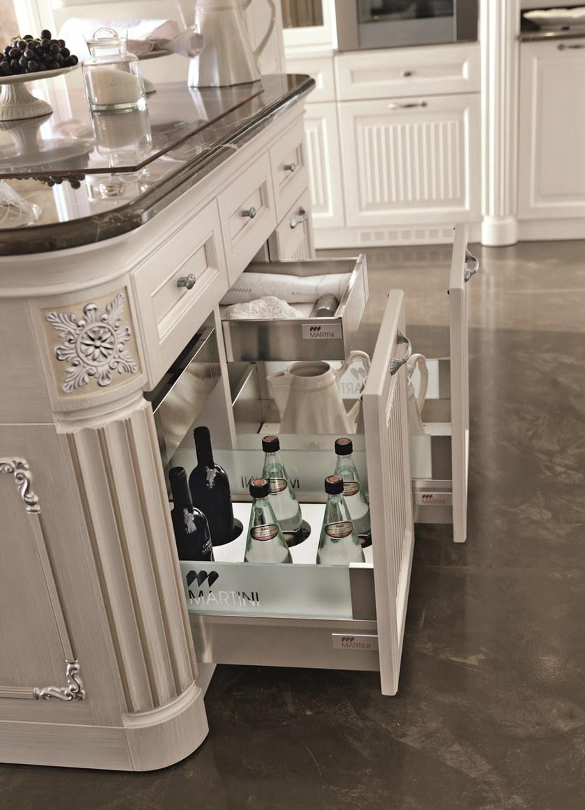 Martini Interiors Кухня из лакированной древесины с островом на заказ Convivio sun-id-1384296 - Вид №6