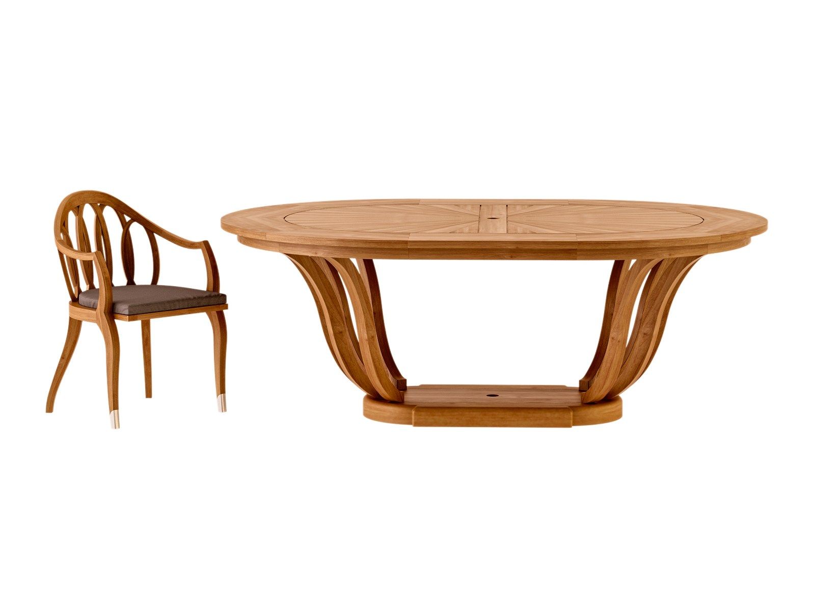 ТИК овальный садовый стол ASTELLO Tulipe ARCH-00016015