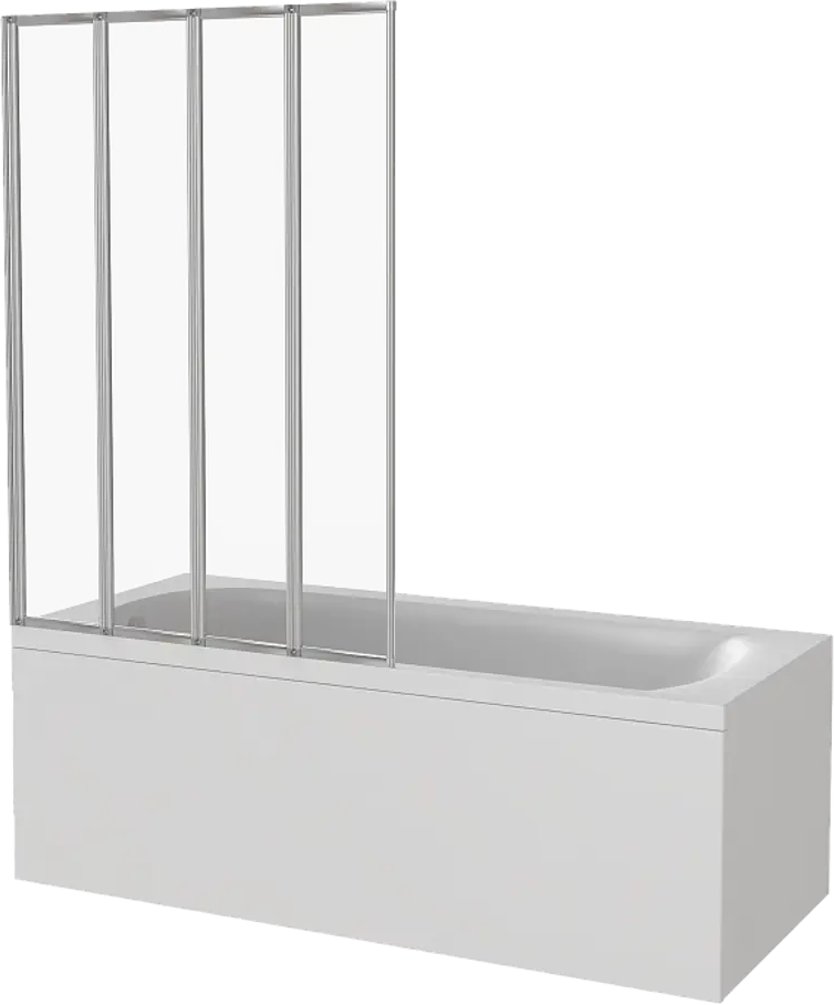 Santreyd Screen GR4 - Складная стеклянная ширма для ванны 100×140 см 83641407