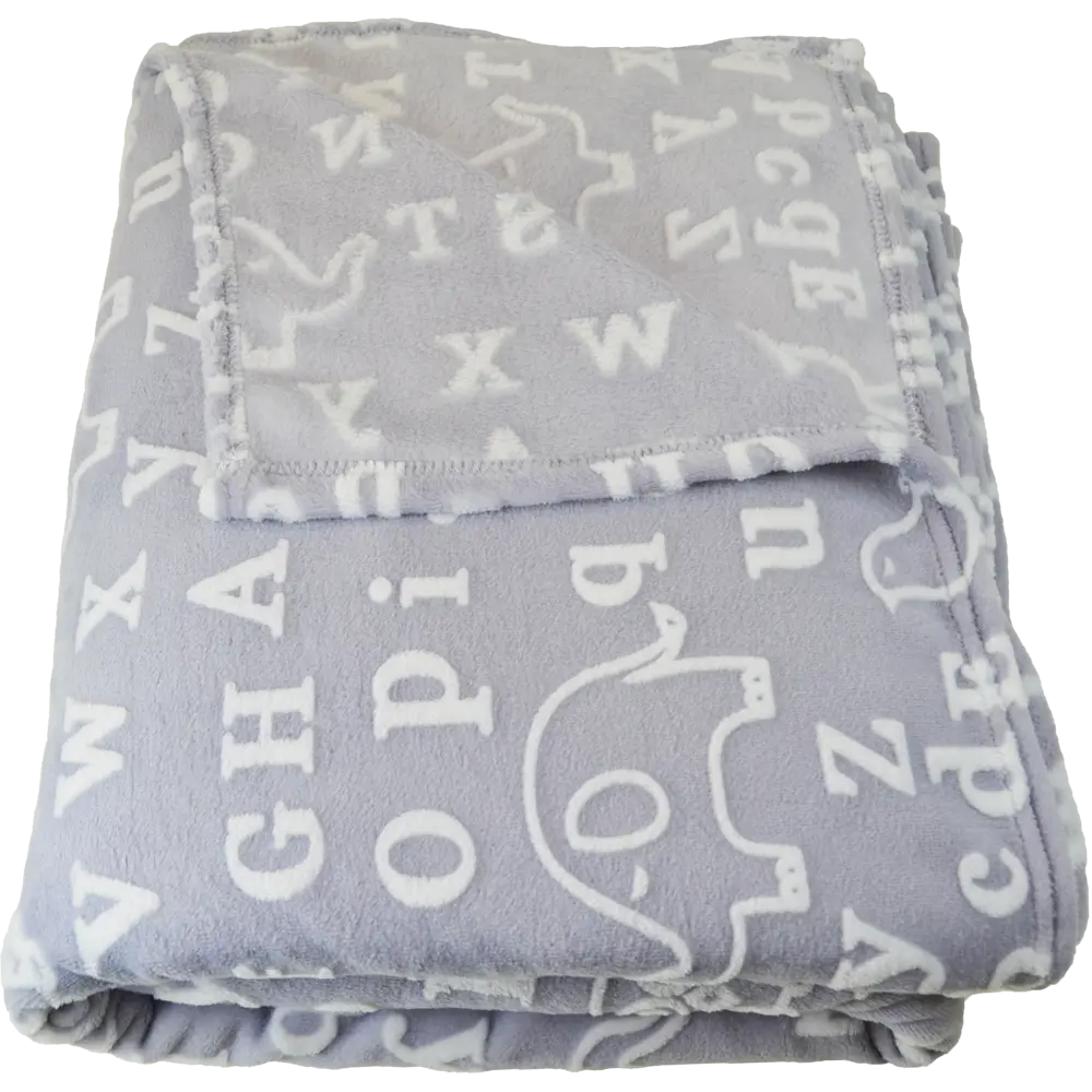 Плед «Сова» 160x200 см фланель цвет серый Santreyd STLM-2134352 - Вид №2