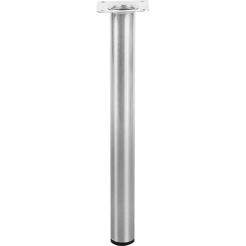 Ножка круглая 300х30 мм сталь  цвет никель Santreyd STLM-2025938