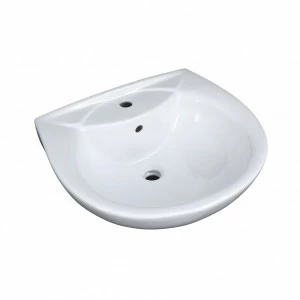 1015163 Подвесная раковина настенная круглая Лобненский Стройфарфор  белая