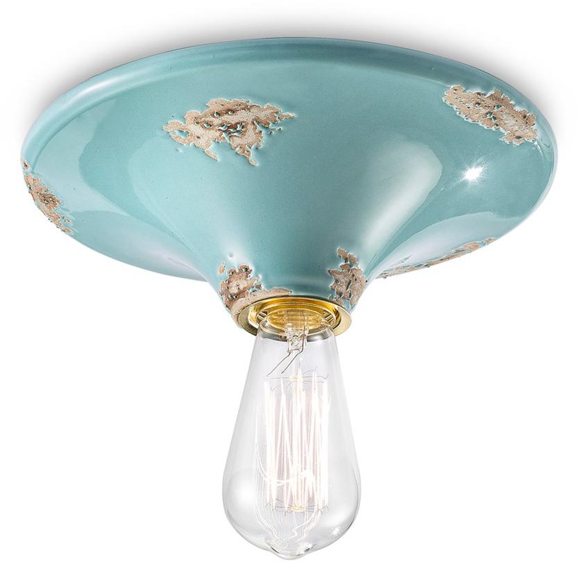 FERROLUCE Круглый керамический потолочный светильник Vintage C132 - c133 - c134 - Вид №2