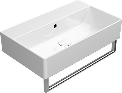 9454111 Подвесная раковина настенная овальная GSI ceramica  белая  - Вид №1