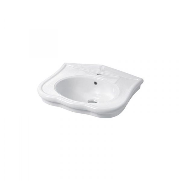 PA07054101 Подвесная раковина настенная круглая Disegno Ceramica Paolina белая