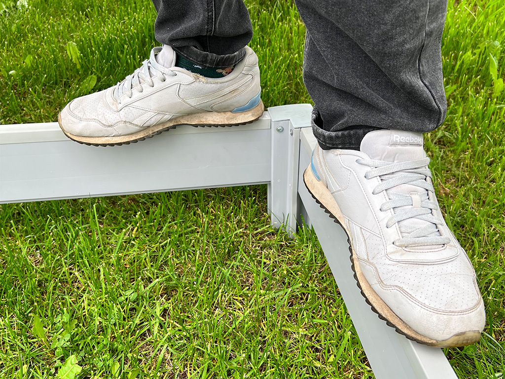 Грядка ПВХ 1,5 х 1 м, высота 14 см ГеоПластБорд GPBST-130 - Вид №2