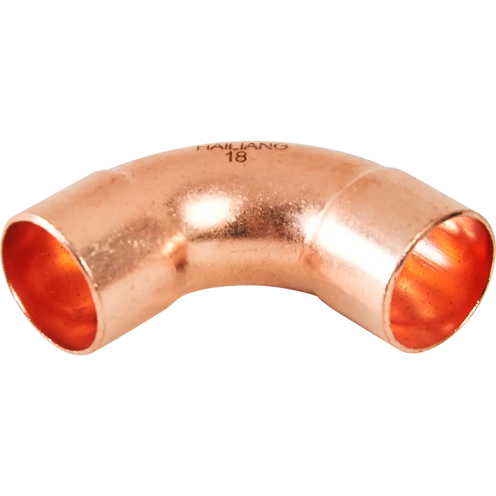 Отвод двухраструбный Hailiang ø18 мм медь STLM-2125319