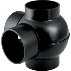 GEBERIT 367.330.16.1 Крестовина шаровая Geberit PE 88,5°, соединения 90° смещенные
