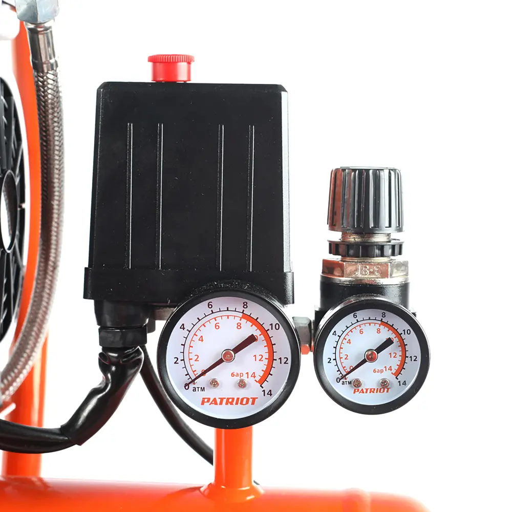 Компрессор безмасляный Patriot WO 10-120, 10 л 120 л/мин 0.65 кВт STLM-2042828 - Вид №7