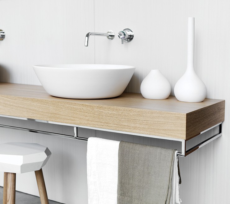 Ex.T MLP SMALL SLEEK Смеситель для раковины настенный EXMLP16SLCR - Вид №1