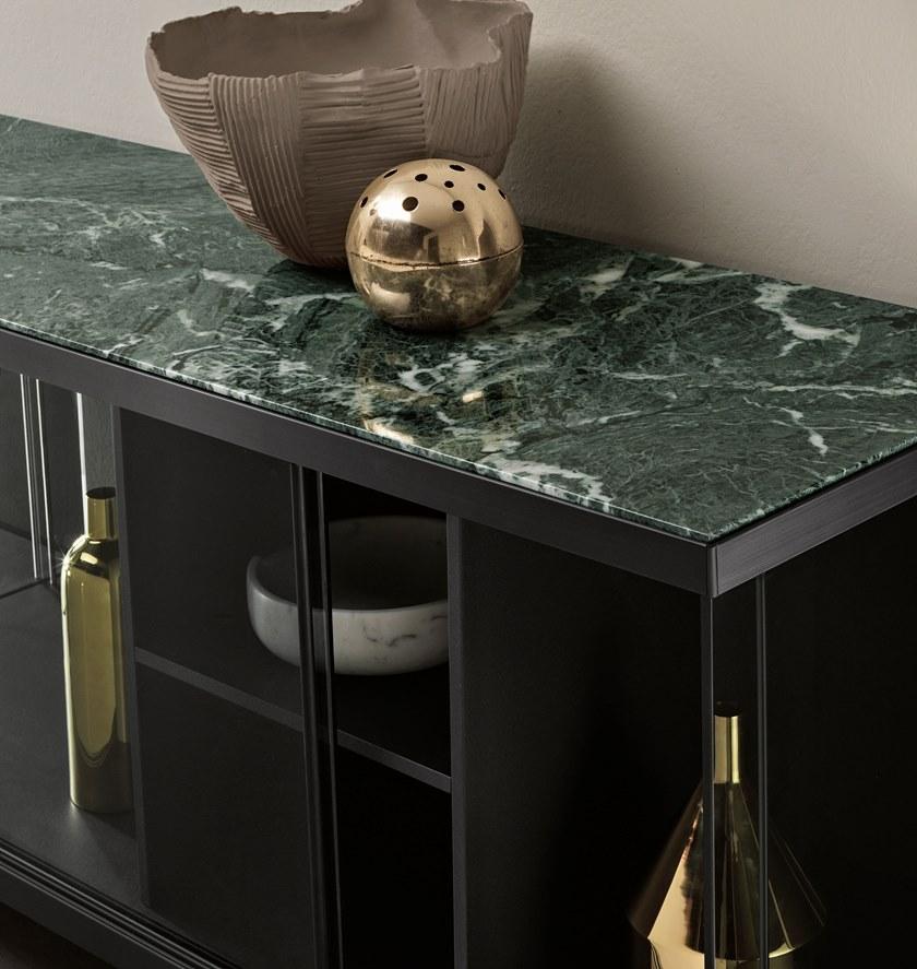 Tonelli Design Буфет стеклянный с раздвижными дверцами со встроенной подсветкой East side sun-id-1436762 - Вид №2