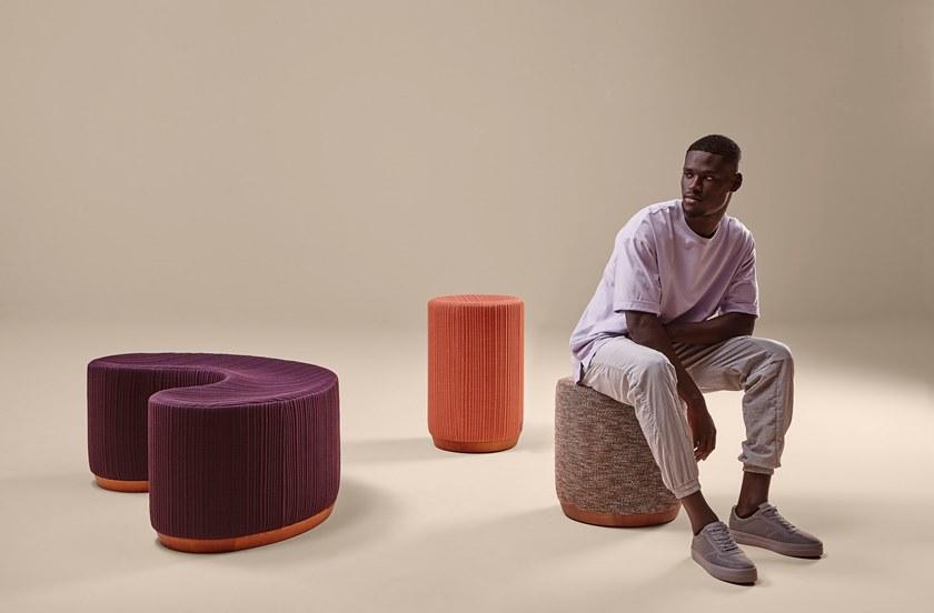 Sancal Круглый пуф из ткани Dividuals sun-id-1381316 - Вид №9