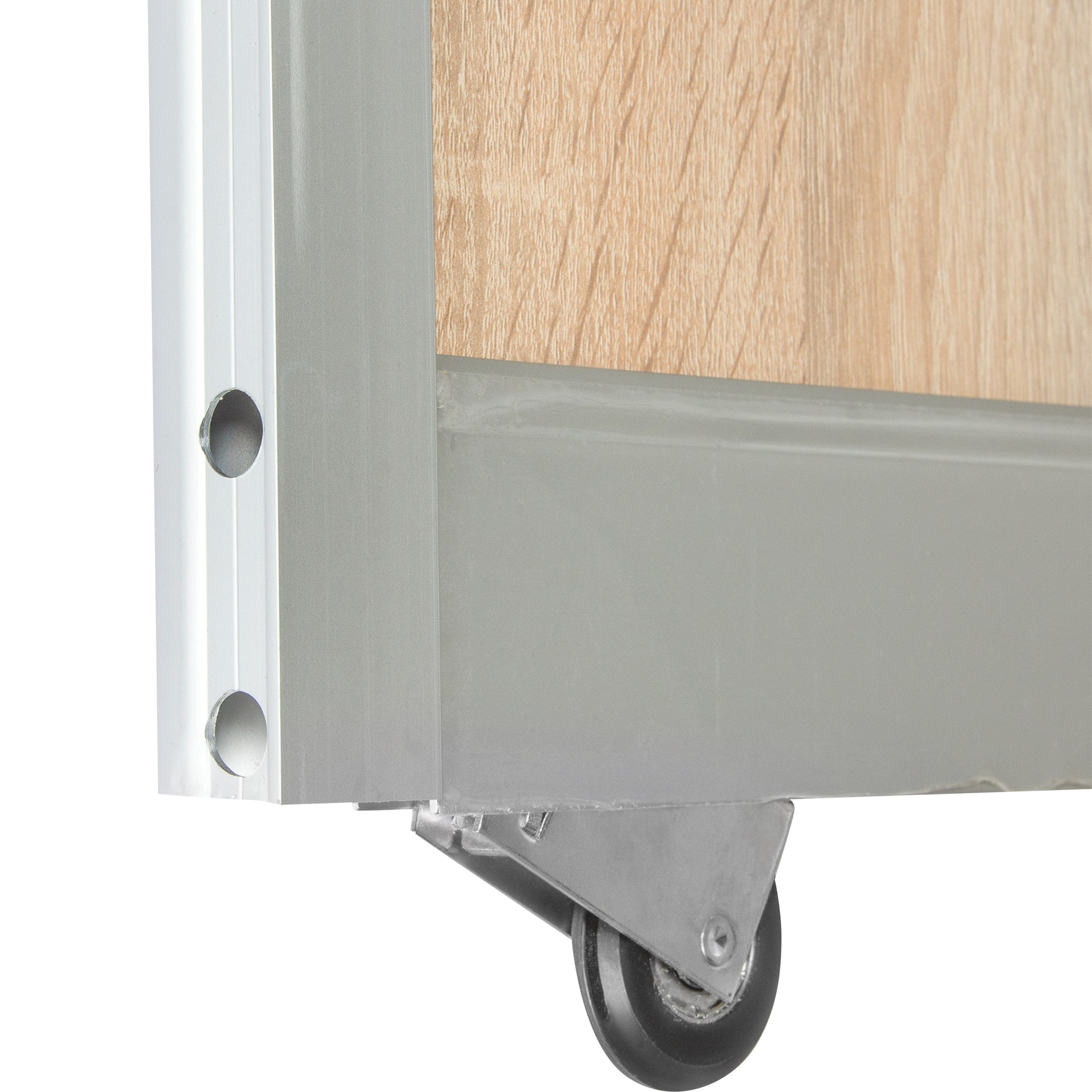 Дверь-купе SPACEO 2455×704 мм дуб сонома/серебро для шкафа-купе 18833609 STLM-0013075 - Вид №4