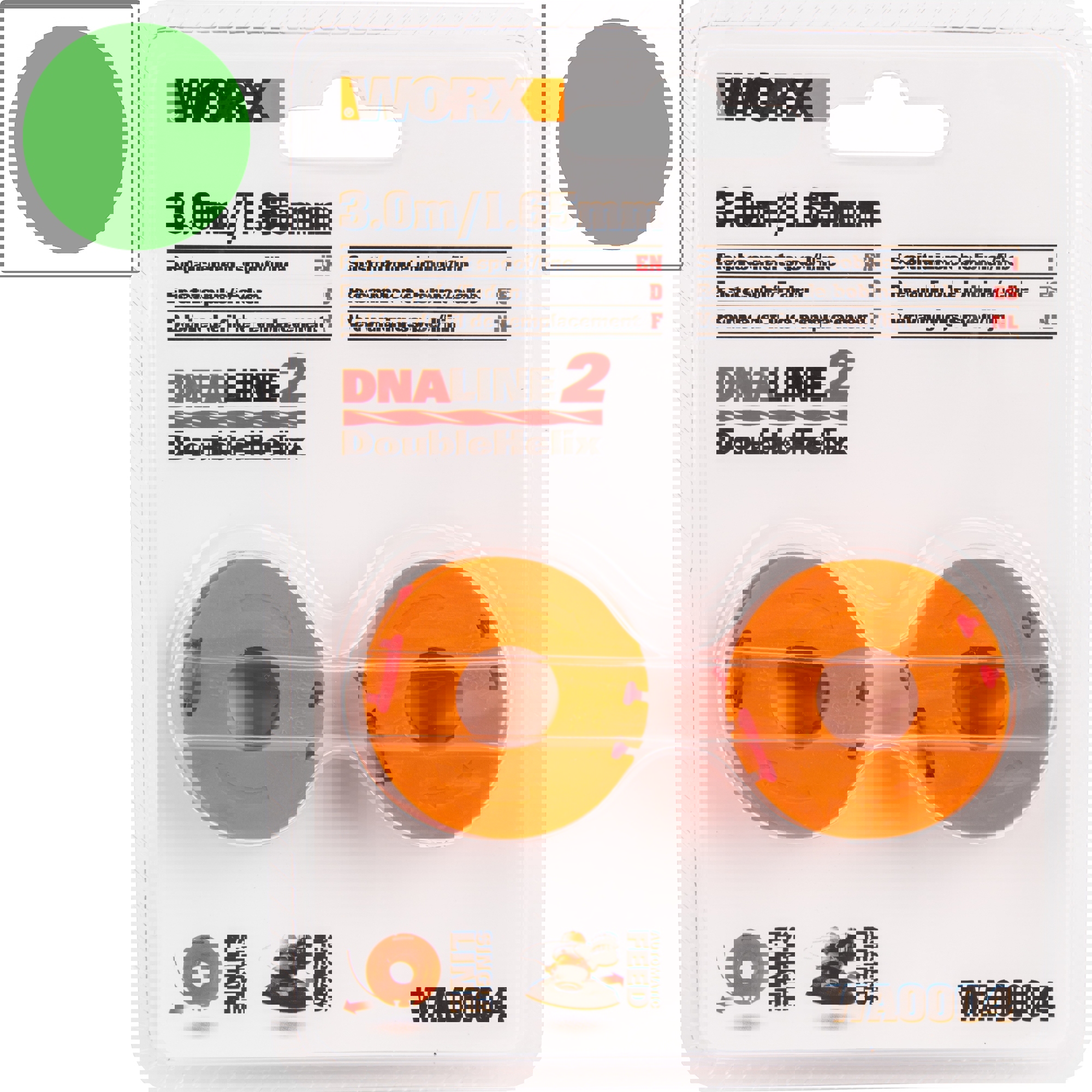 82053967 Катушка для триммера WA004, 2 шт. STLM-0018379 WORX 