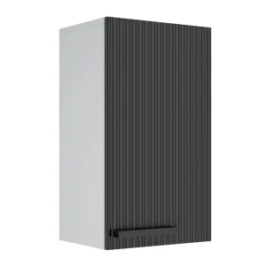 Кухонный шкаф навесной Виль 40x67.6x28.6 см МДФ цвет графит 86217732 STLM-2000836