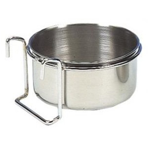 ПР0038147 Миска для птиц с навесным креплением, металл 550мл ANKUR 