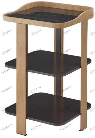 Ligne Roset Столик / прикроватная тумбочка из фанерованной древесины Postmoderne sun-id-1354777