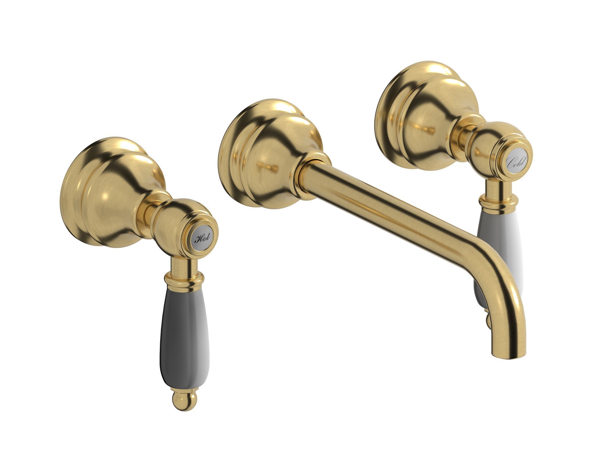 Настенный смеситель для раковины с 3 отверстиями IB Hermes + Hermes Elle ARCH-00099861 - Вид №2