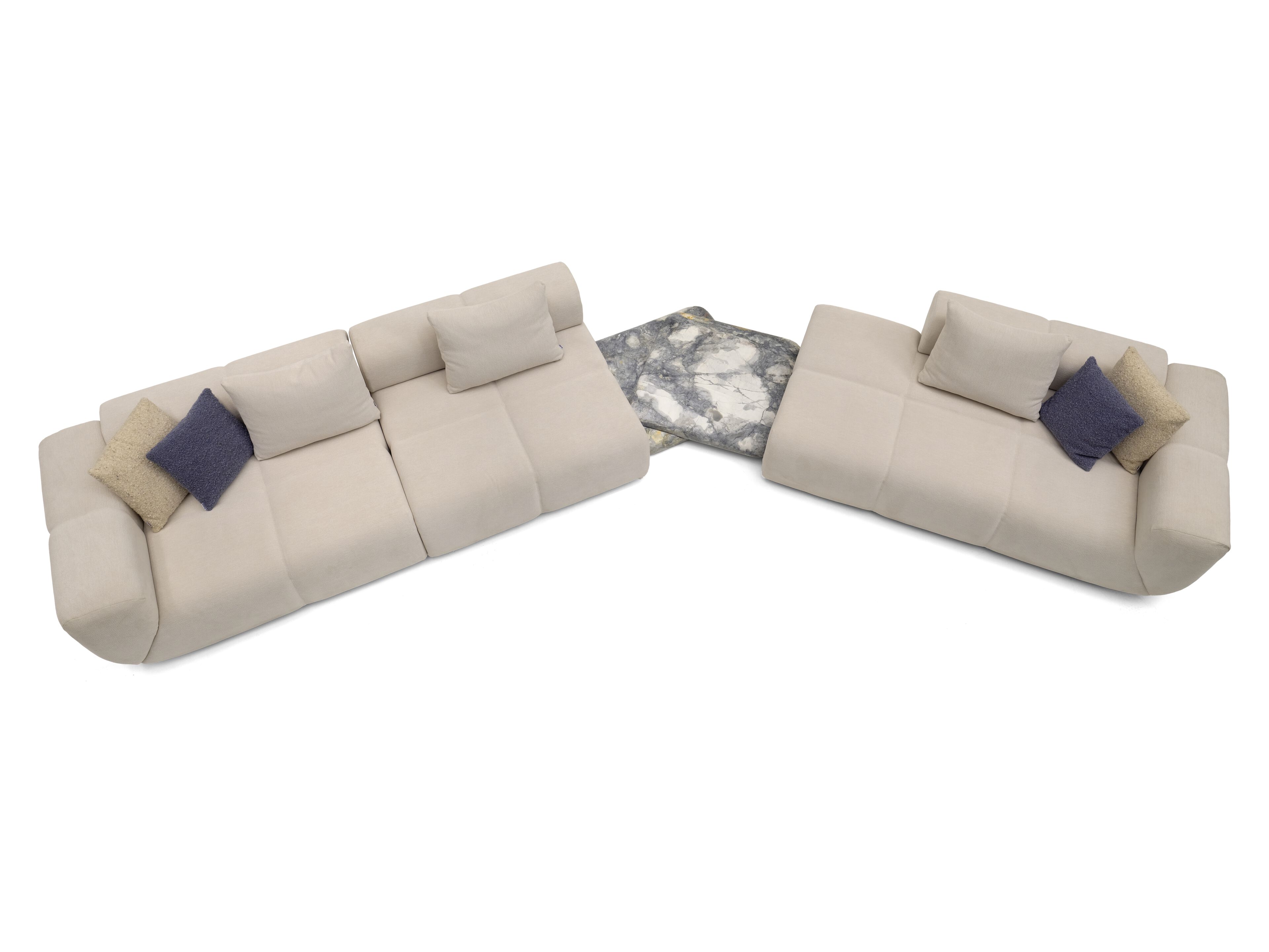 Модульный тканевый диван Enne RIVA ARCH-00056903 - Вид №1