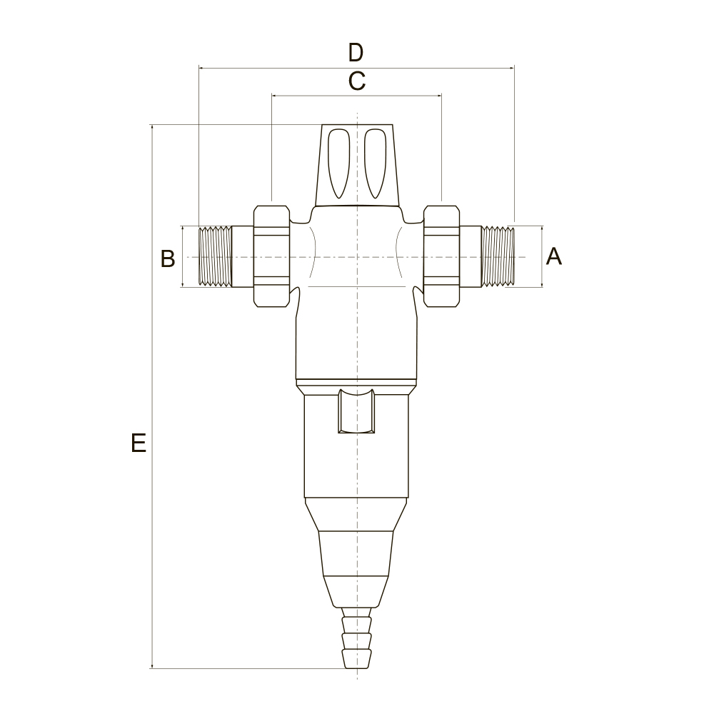 10205 Фильтры ручной обратной промывки Tece  - Вид №1