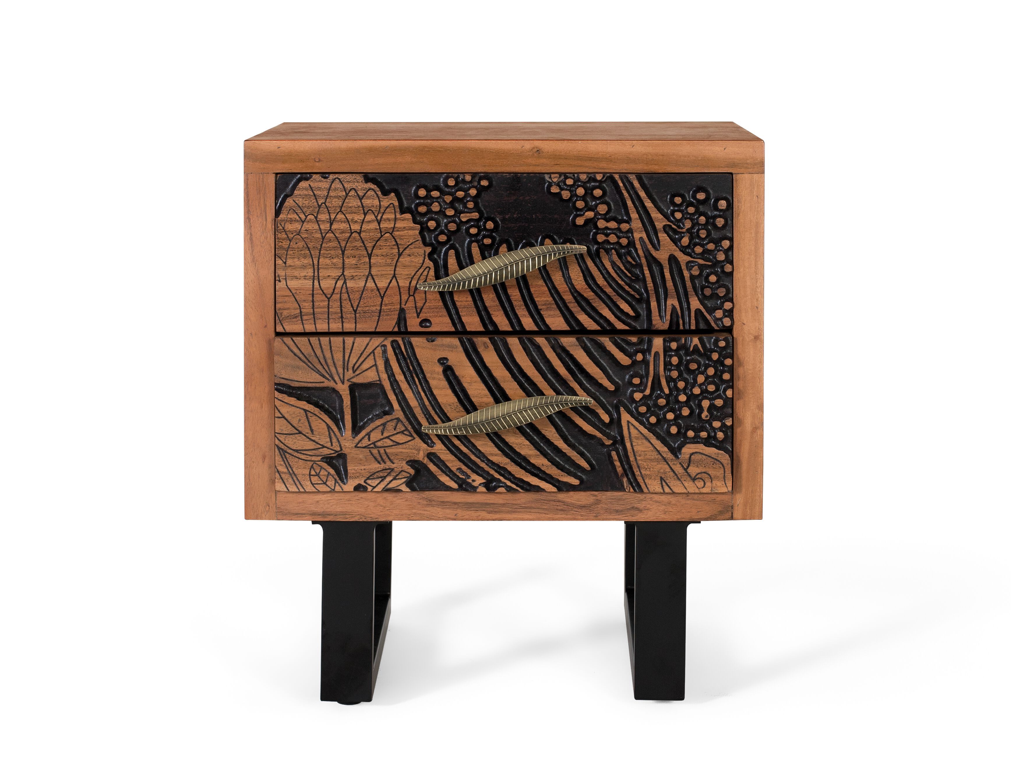 Прикроватная тумбочка / журнальный столик из акации Giner y Colomer Tropicana ARCH-00074600