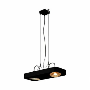 Подвесной светильник металлический черный Aixlight 159210 SLV ДИЗАЙНЕРСКИЕ, AIXLIGHT R2 BLACK 00-3889710 Черный