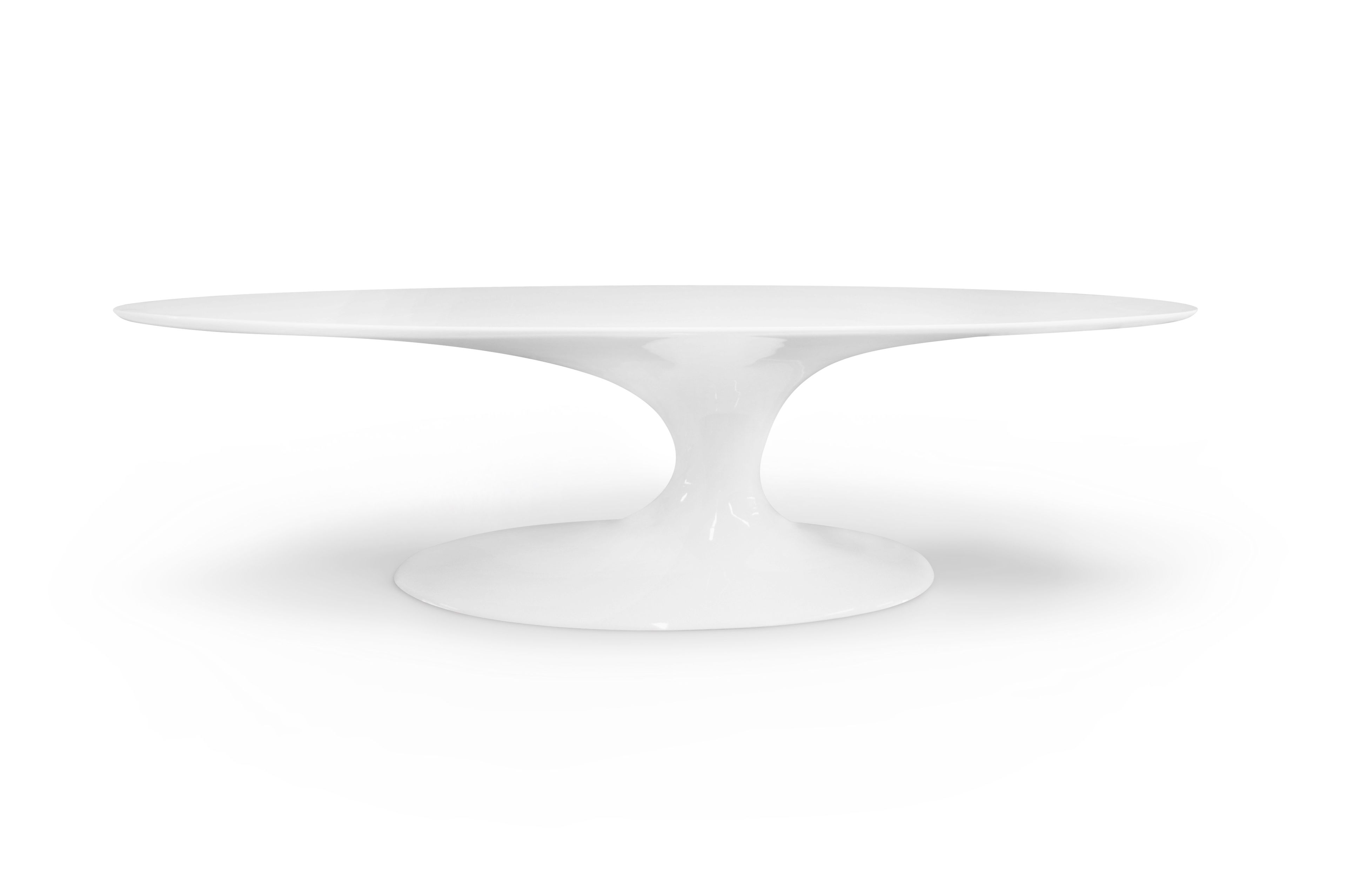 Овальный обеденный стол из стекловолокна и шпона GANSK JADE ARCH-00103800 - Вид №13