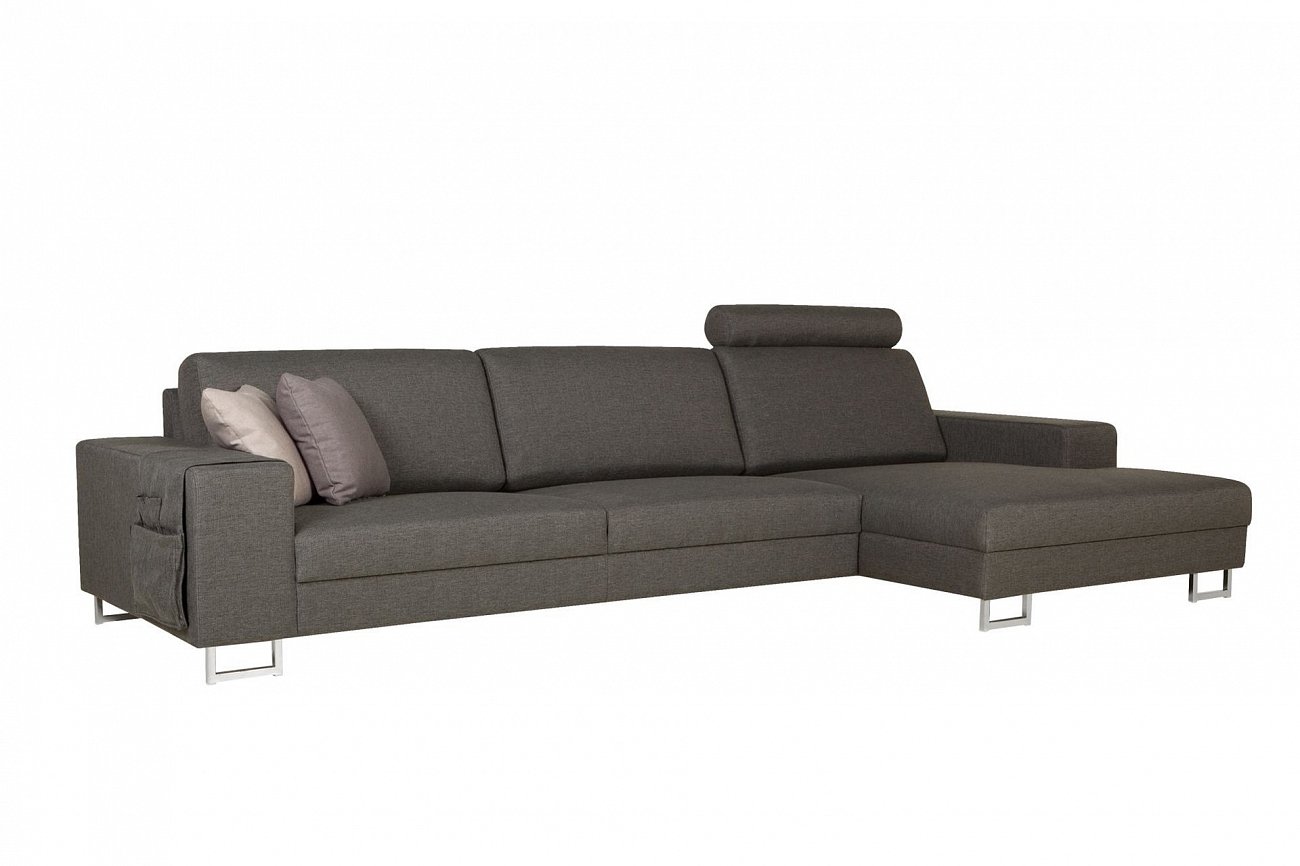 Диван Quattro угловой темно-серый SITS ДИЗАЙНЕРСКИЕ, QUATTRO 192301 Серый  - Вид №2