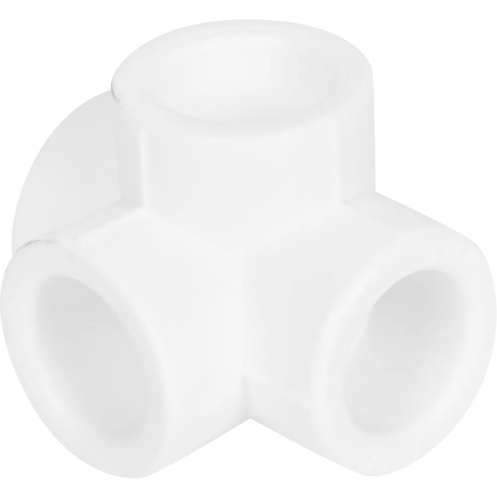 Крестовина двухплоскостная Valtec ø20 мм полипропилен STLM-2149651