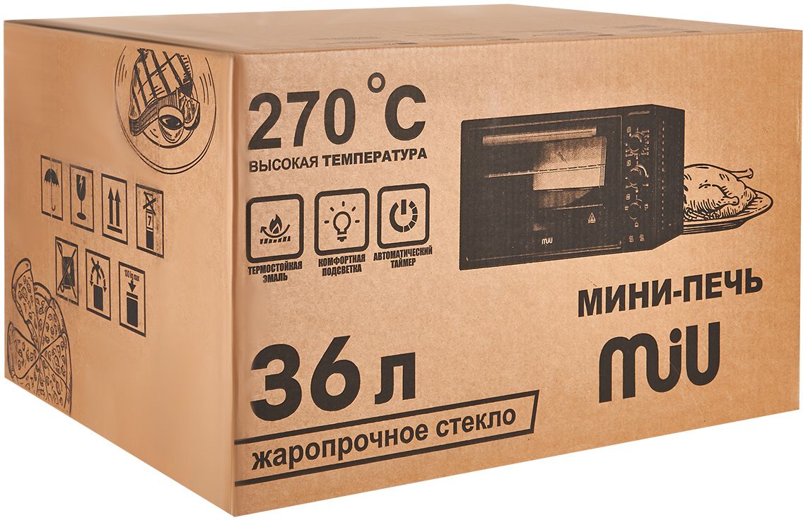 9095856 Мини-печь MIU 3609 E черный STDN-0071820 - Вид №7