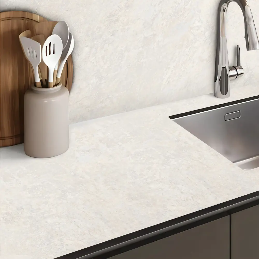 Столешница кухонная Сланец светлый HPL-пластик 240х60 см серый мрамор 89425420 Santreyd STLM-1581255 - Вид №5